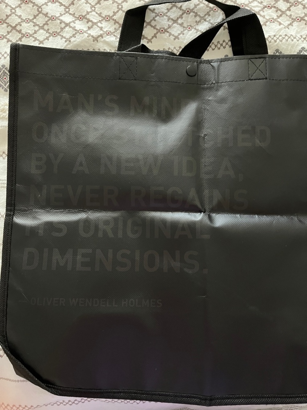 lululemon Black Graphic and Solid Reusable Totes - Picture 3 of 3